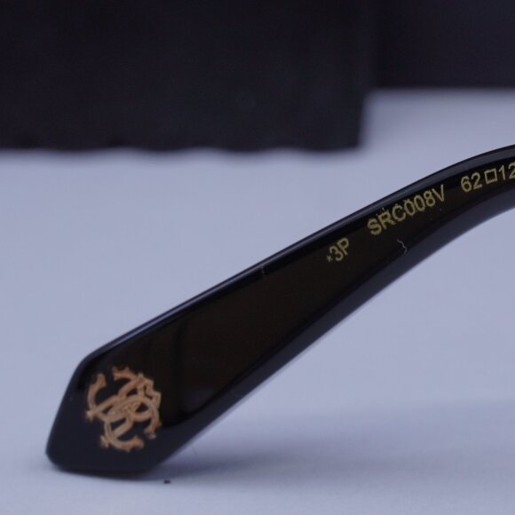 Roberto Cavalli SRC008V 400P Aviator Sunglasses – Yellow Gold/Grey Polarized - Picture 7 of 10